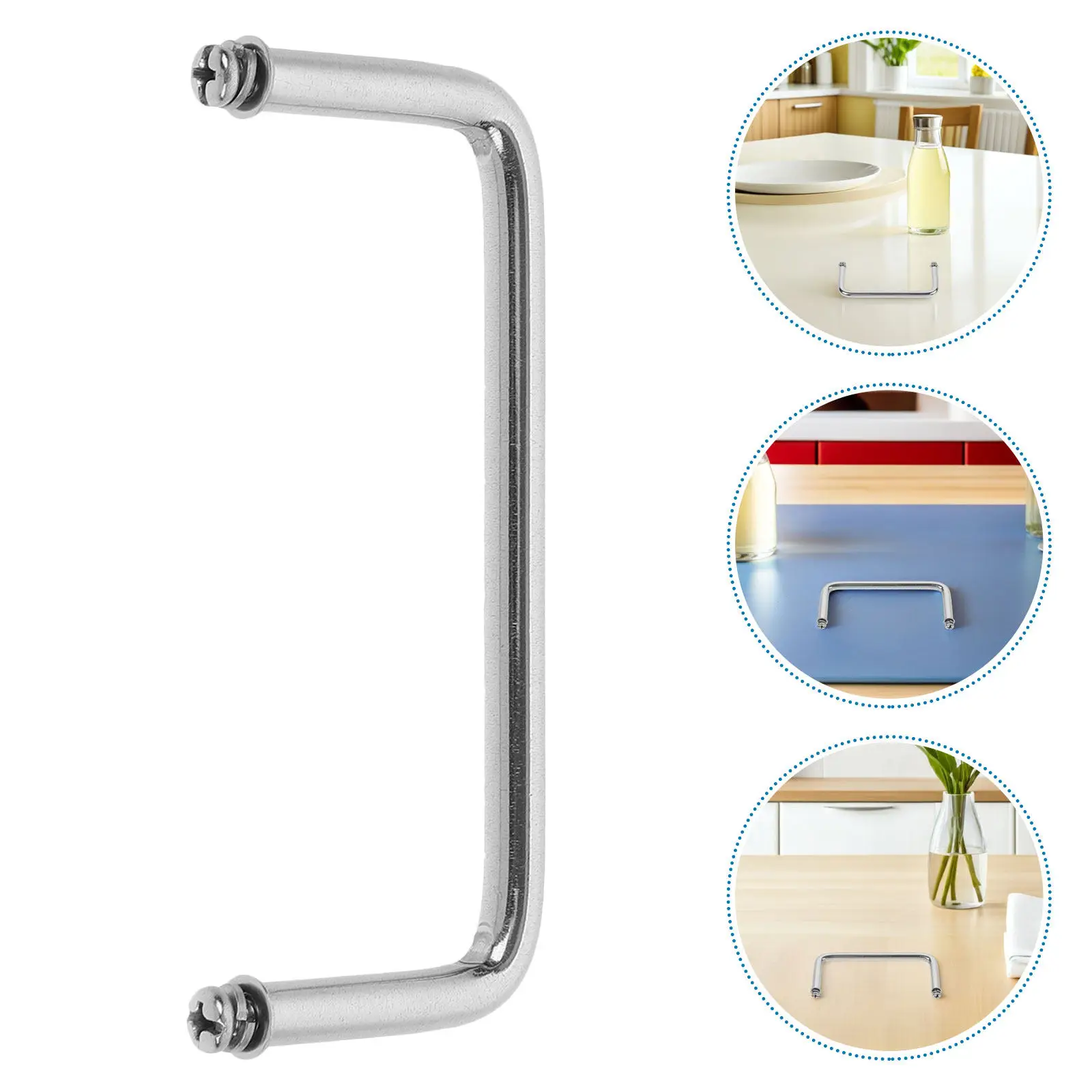 

2pcs Christmas Chafing Dish Handles, Stainless Steel Catering Warmer Server Tray Grip for Kitchen Party Dining Buffet Camping