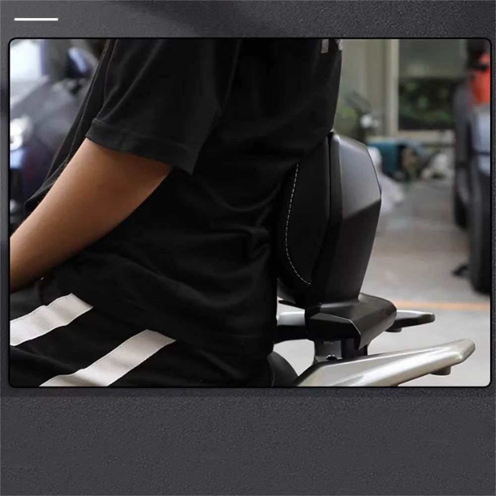 For VOGE SR250GT SR250GT plus modified backrest aluminum alloy frosted black backrest back waist non-destructive installation