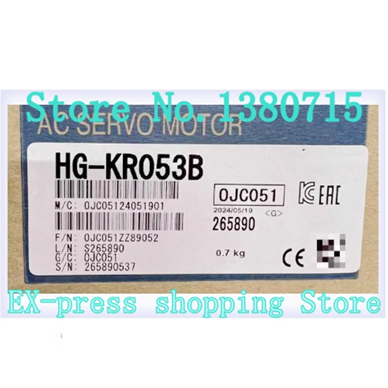 New HG-KR053B 50W 3000rpm 0.16NM Brake AC