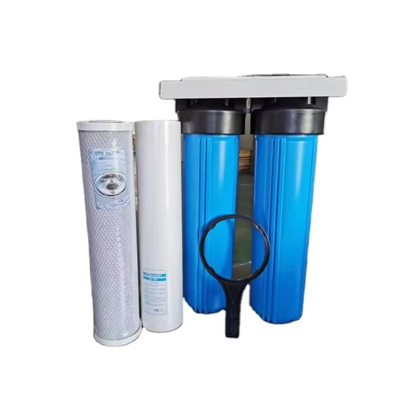 

Wholesale 20 Inch Two Stage Jumbo Blue Filter Housing For Water Purifier