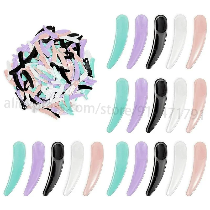 

1000Pcs Mini Cosmetic Spatula Multi Colored Mask Spatula Plastic Waxing Spatulas Mask Scoops for Mixing and Sampling