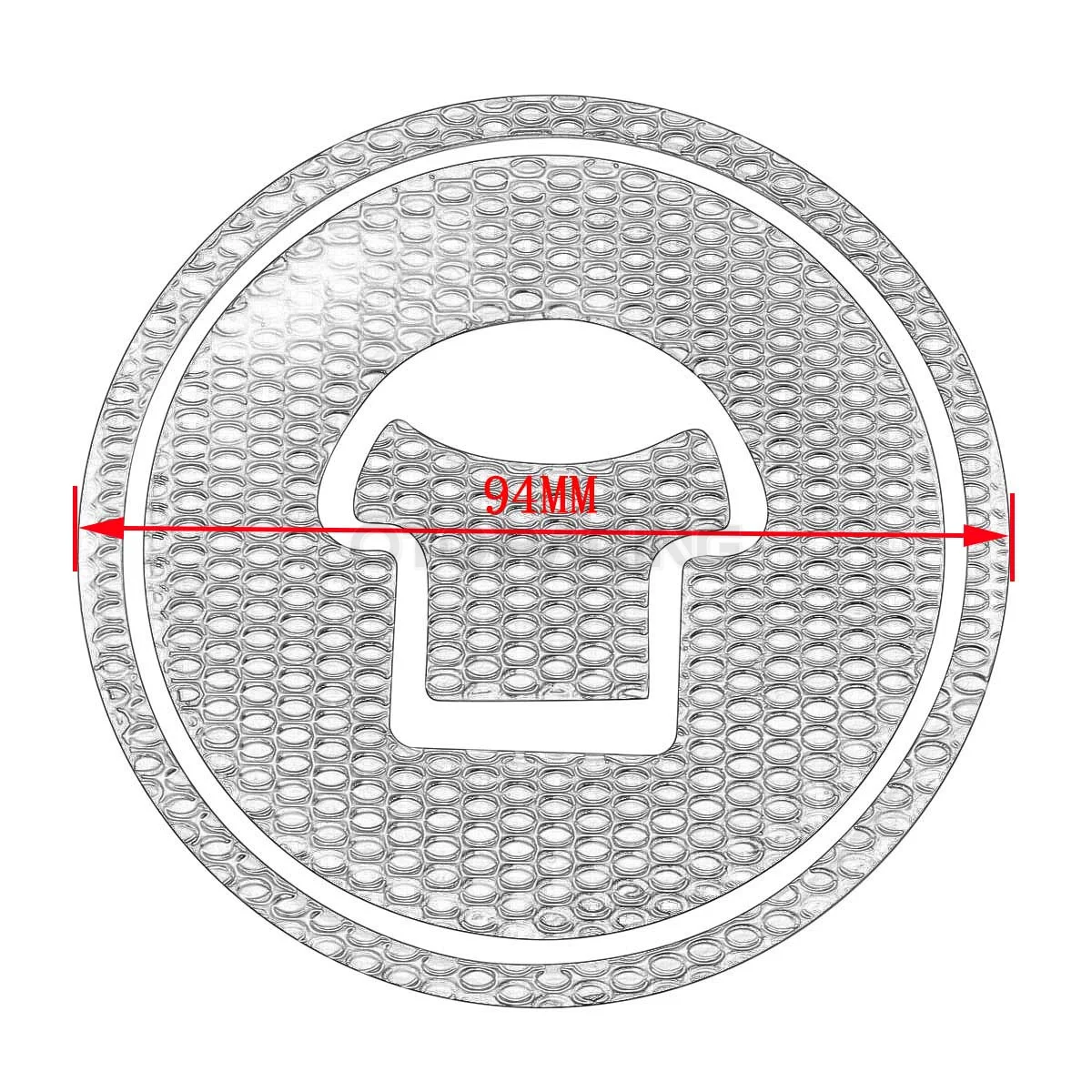 For Honda Motorcycle Fuel Tank Decal Protective Stickers MSX125 CBF150 CBR150 CBR250R CBR300R CBR500R CB500F CB500X