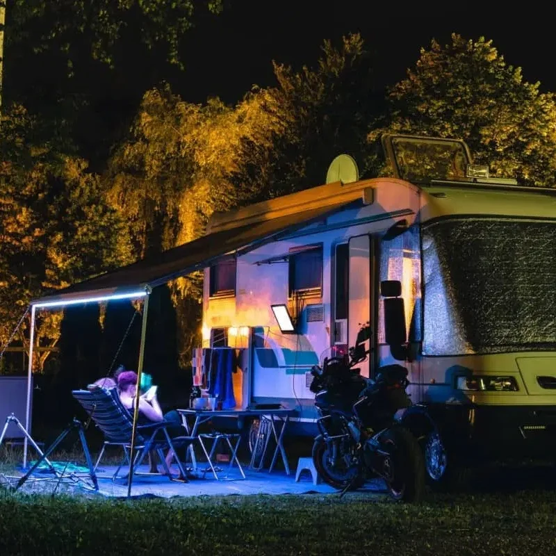 Tenda da campeggio per camper con parasole durevole S27