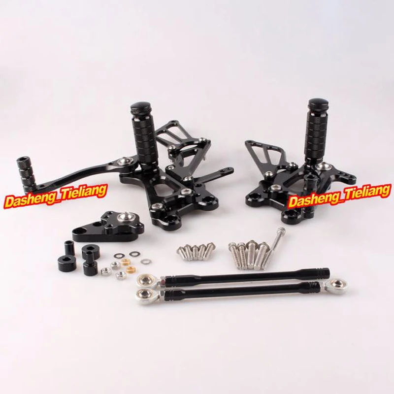 1Pair Motorcycle Adjustable Rear Set Footpegs Foot Rest Peg For Honda CBR 600RR F5 2007 2008 2009 2010 2011 2012 2013 2014