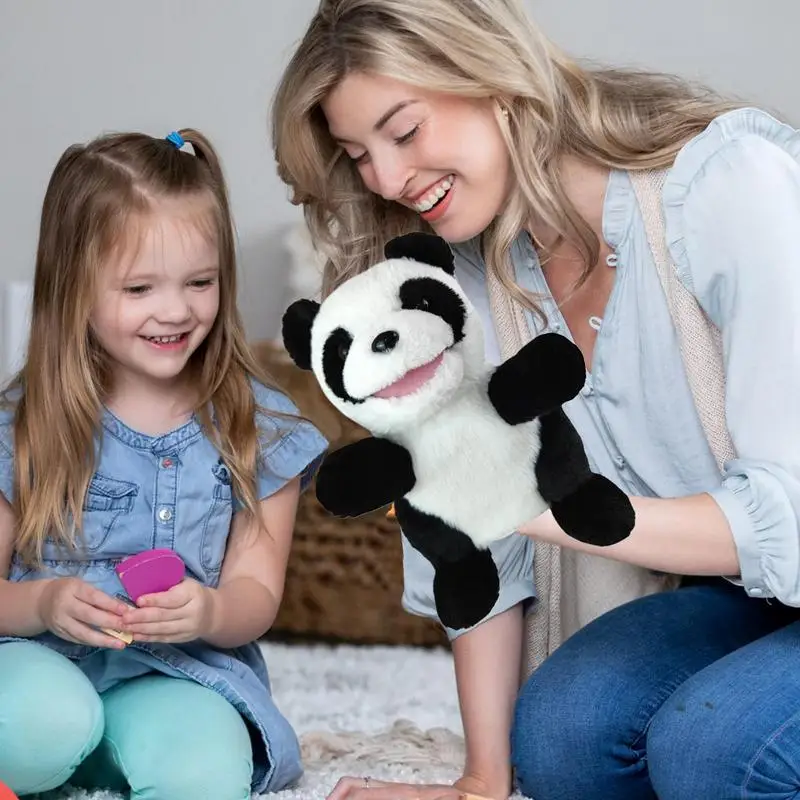 유아용 만화 동물 손인형, 재미있는 봉제 동물 장난감, 어린이 남자아이들을 위한 봉제 인형