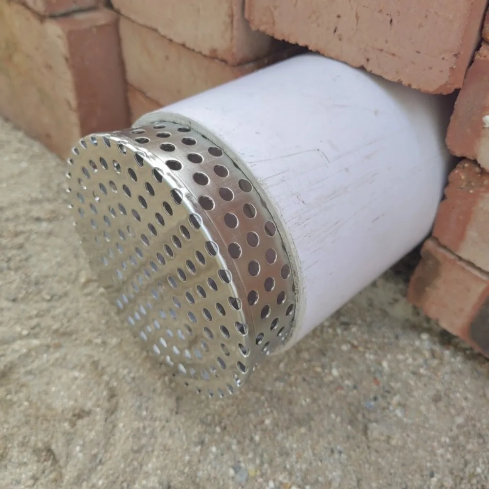 New Stainless Steel Anti Blocking Floor Drain Side Circular Filter Screen Gutter Guard Drainage Outdoor Tool