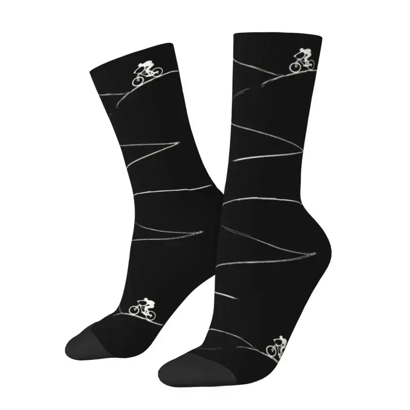 Cool Mtb Mountain Bike Socks Women Men Warm 3D Print Cycling Bicycle Cyclist Sports Basketball Socks