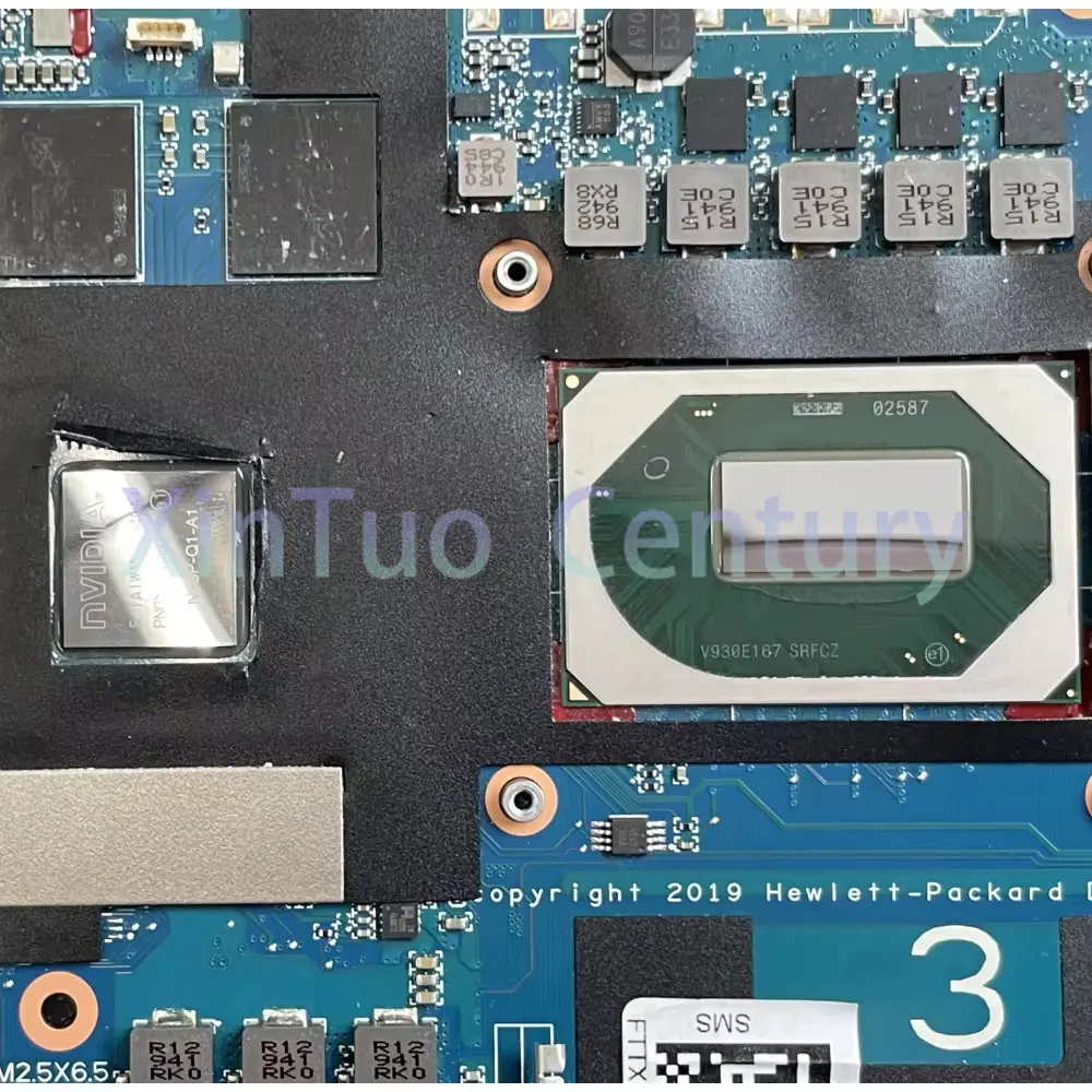 Imagem -03 - Placa-mãe Portátil para hp Zbook 15 g6 Daxw2emba0 com i5 I7-9th Cpu T1000-v4g Mainboard L68824601 100 Trabalho Testado