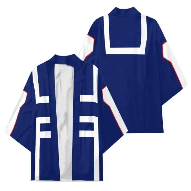 الصيف الرجعية اليومية نمط جديد كيمونو سترة Ukiyo-e كيمونو عباءة فضفاضة الكبار الأطفال فضفاضة #6