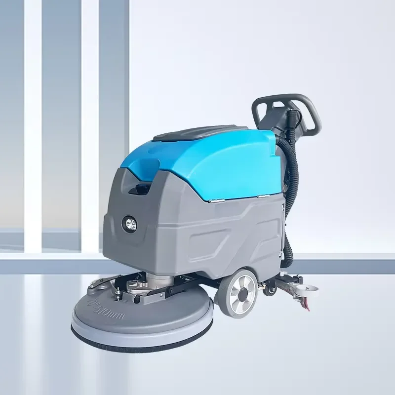 Factory Price Quick Shipping Automatic Walk Behind Floor Vacuum Motor Cleaner Scrubber Cleaning Machine