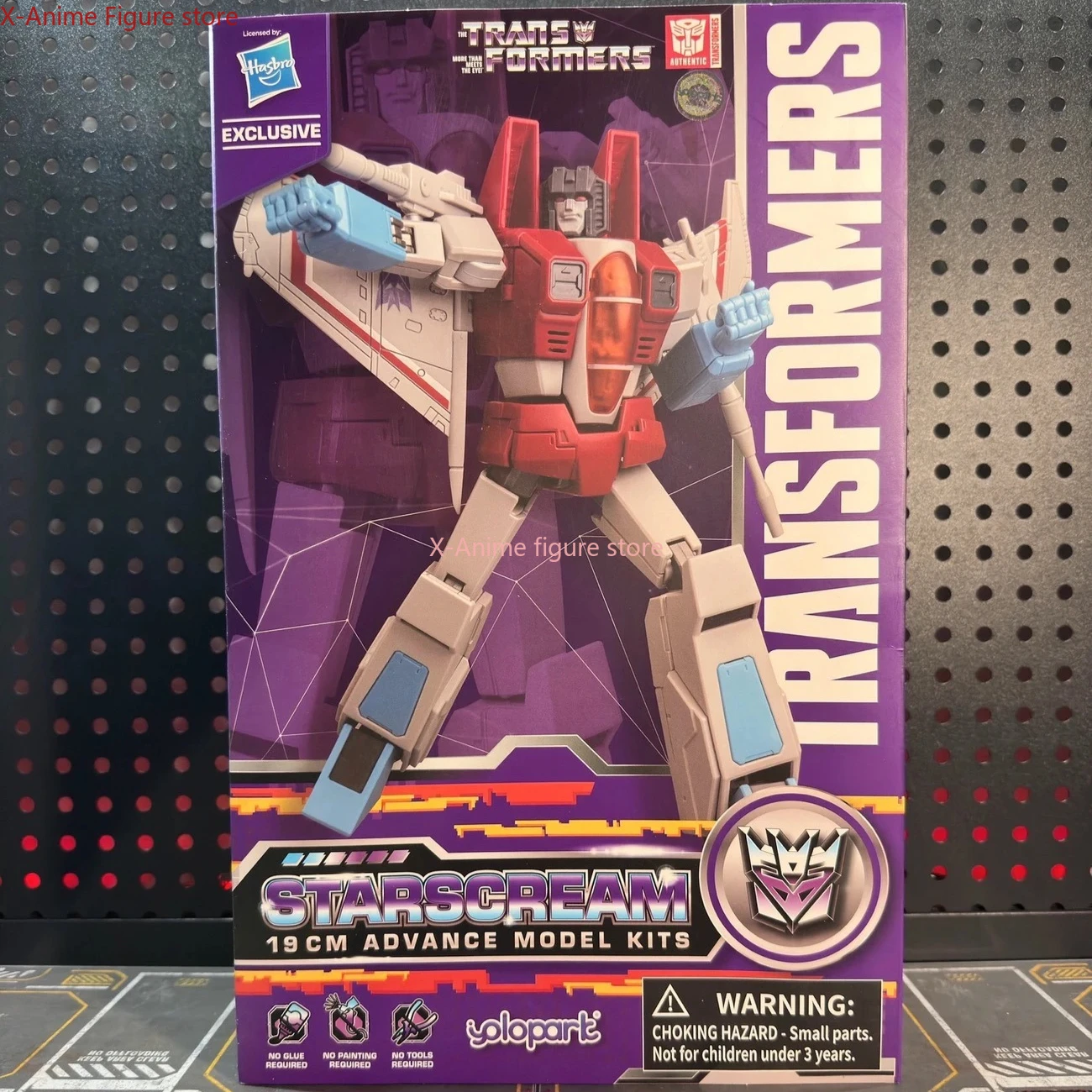 متوفر في المخزون ألعاب محولات هاسبرو نموذج متحرك تم تجميعه مسبقًا G1 Starscream شخصيات الحركة روبوت نموذج هوايات مجموعة هدية