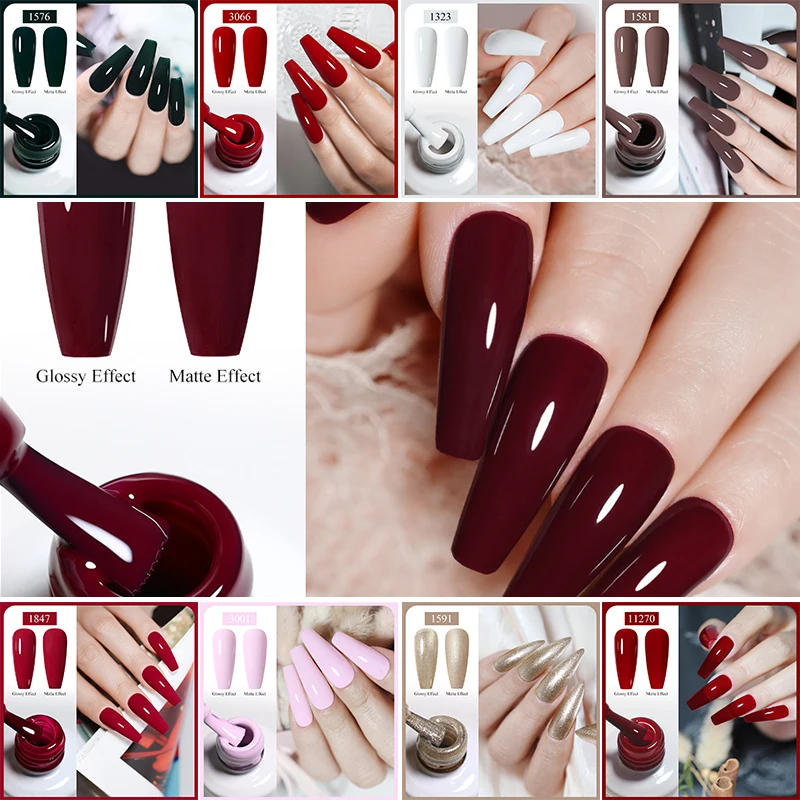 NAILCO جل طلاء الأظافر اللون الأحمر مسمار الفن فيرنيس شبه دائم الأشعة فوق البنفسجية هلام مانيكير مسمار Ongle معطف فوقي هيما بولي TPO الحرة 15 مللي جيل للأظافر #3