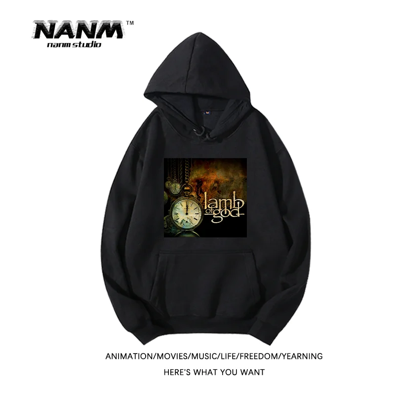 

Толстовки с периферийной одеждой рок-группы Lamb of God, модные, высококачественные роскошные бренды для весенних и осенних пар