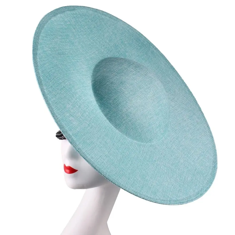 New 40cm Fascinators Base DIY with Clip Hair Accessories Hat Big Maillinery Cap for Cap Supplies