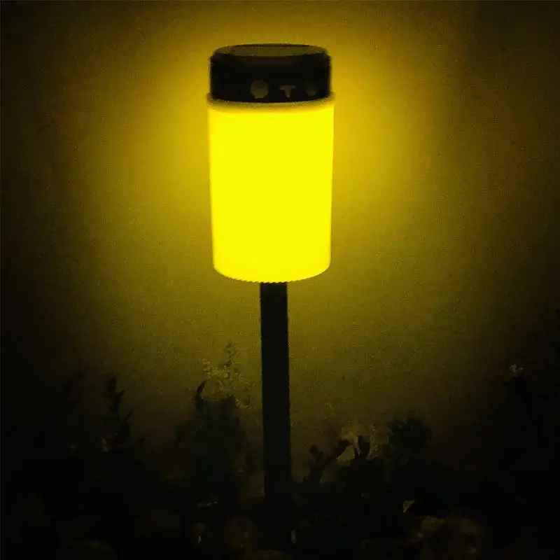 Solar Sensor Elektronische Kerze LED Flammenlose Teelicht Grab Friedhof Ritual Rasen Beleuchtung Halloween Dekor Prop Für Pathway