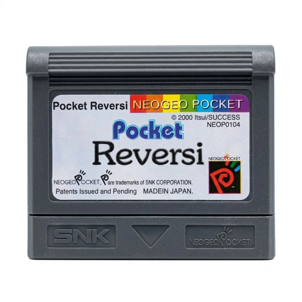 Custom Game Cartridge for NGPC, Pocket & Color - [ Pocket Reversi ] - Dual Language Support (JP/EN) -High Compatibility
