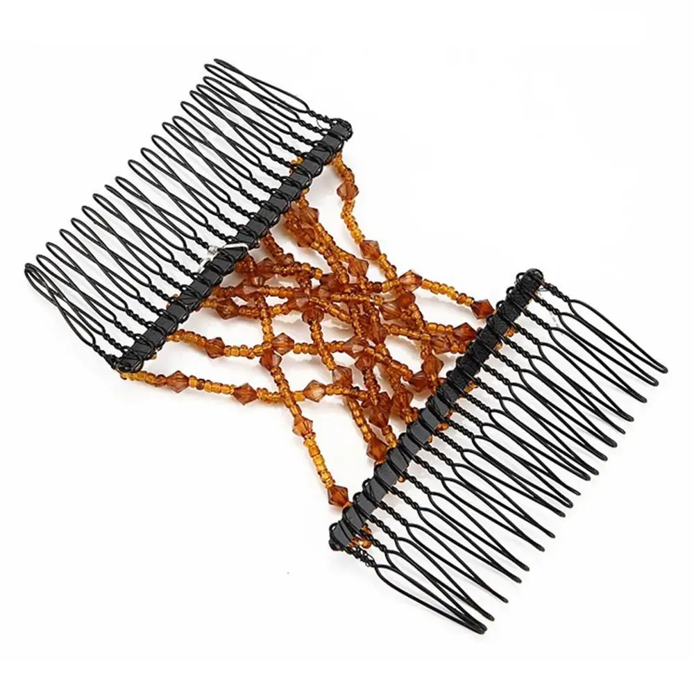 Woman Elastic Magic DIY Toll Vintage Fashion Headband Hair Maker Bun Hair Combs Metal Hairpins Hair Accessories