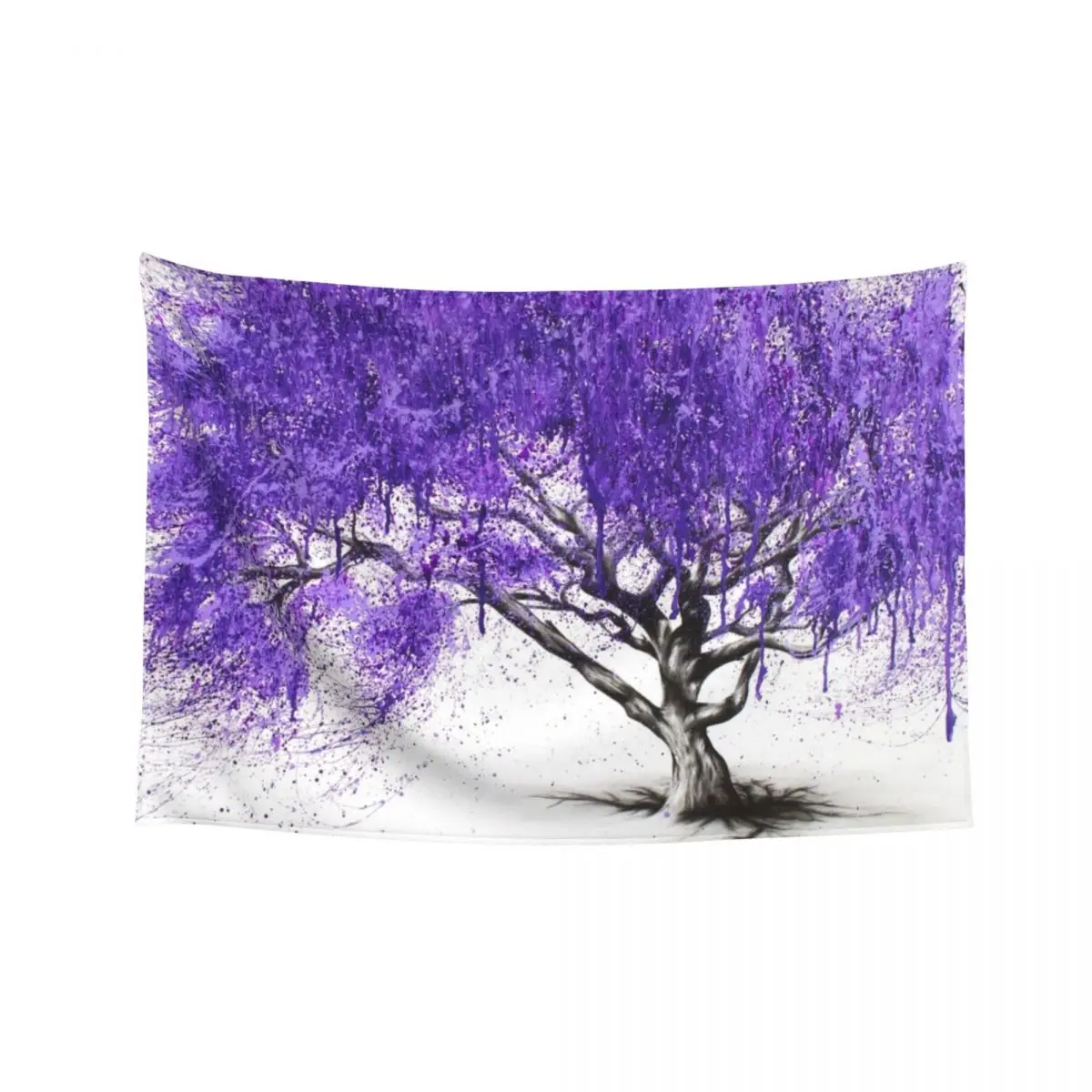 

Purple Jacaranda Tree Tapestry Anime Decor Bedroom Decor Room Decore Aesthetic Tapestry