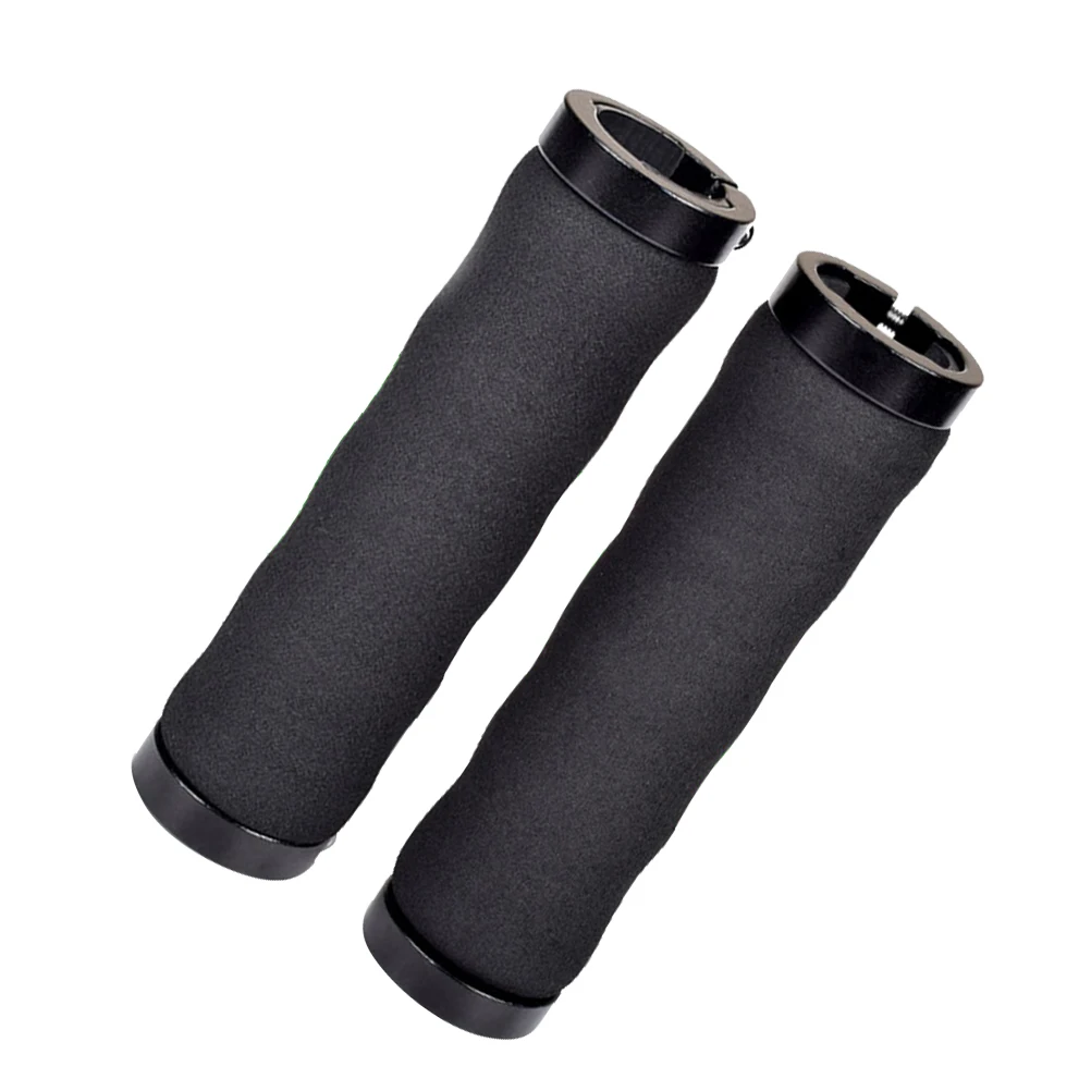 

Non-Slip Foam Bike Handle Grips Double Side Aluminum Alloy Ergonomic Shock Absorbing Anti-Fatigue Durable for Cycling