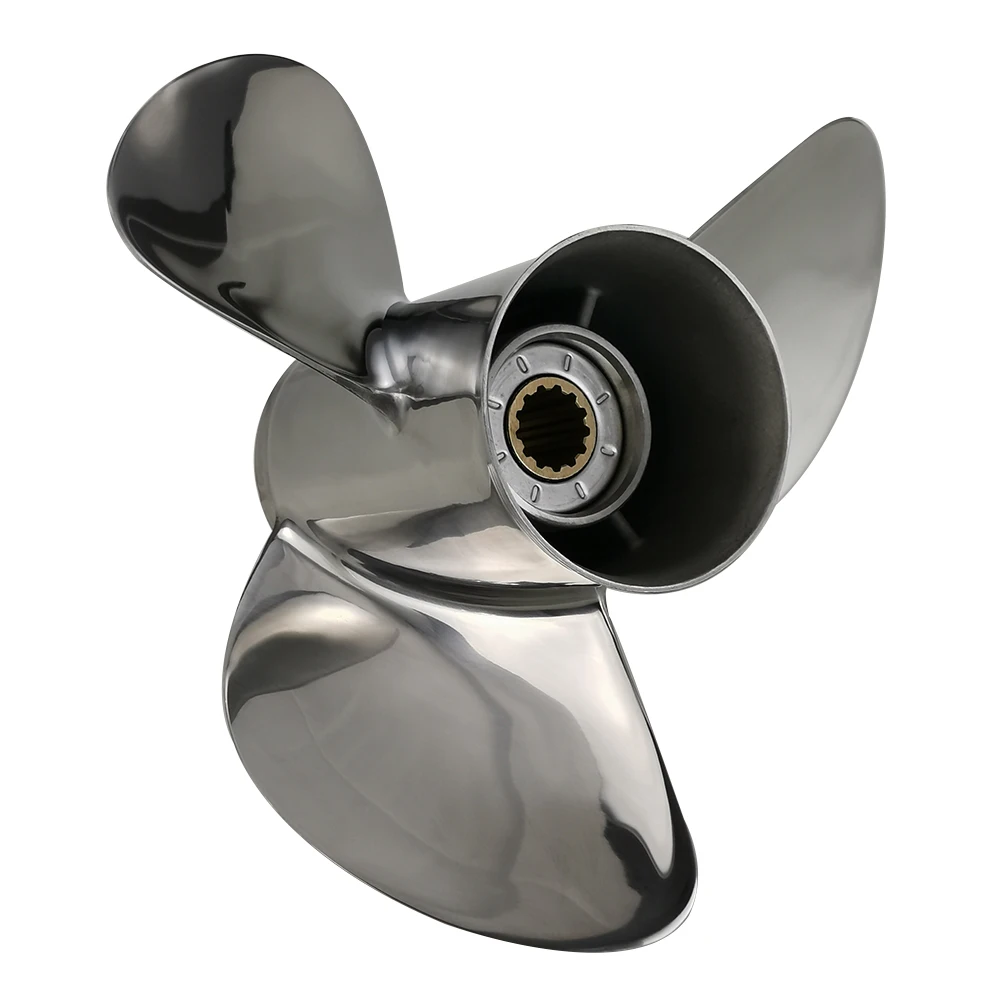 

Excellent quality 25~60 Horsepower Stainless steel 3 blade marine boat propeller