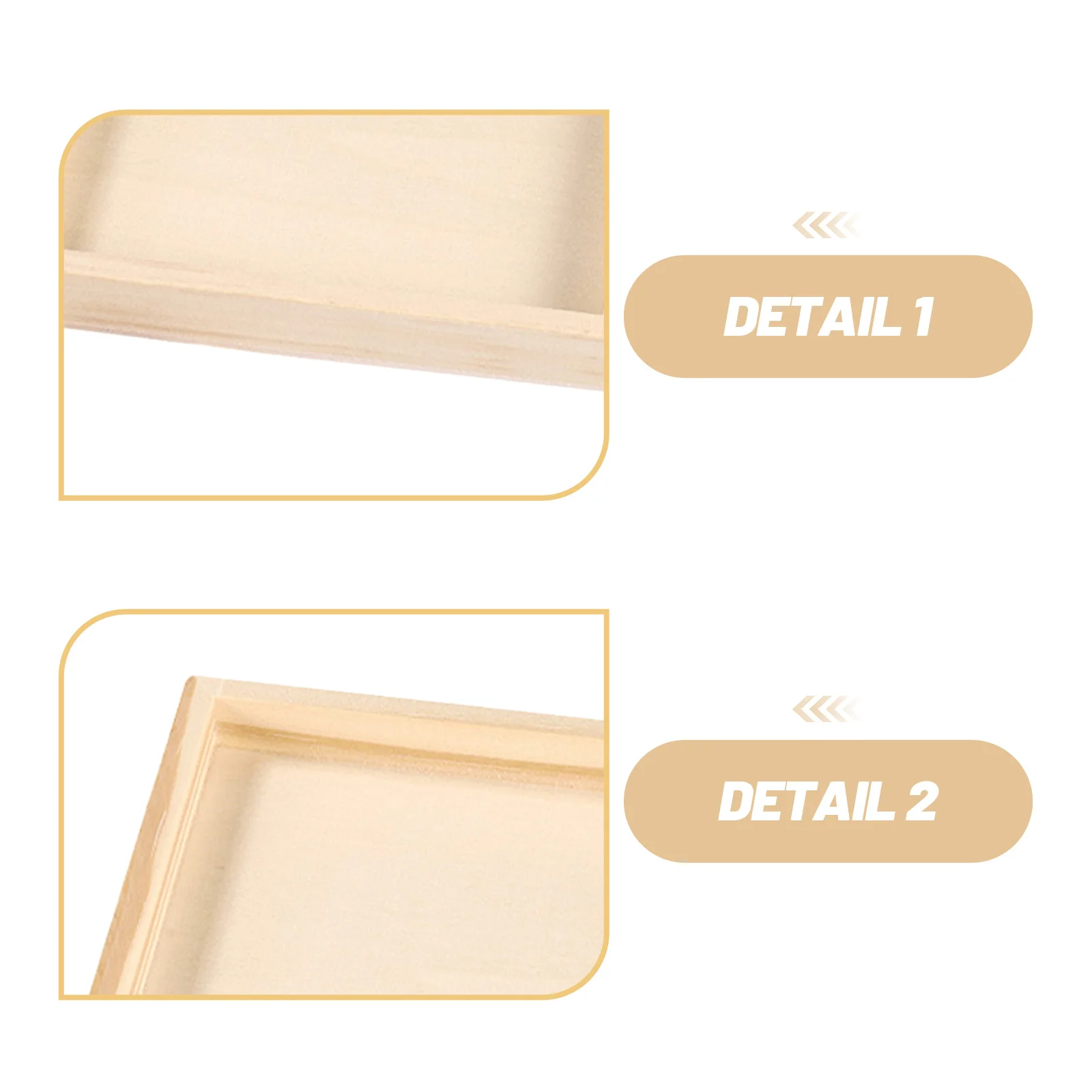 5개입 나무 네모 트레이 내구성 있는 퍼즐 정리함 보관 정리 블록 홀더 나무 트레이