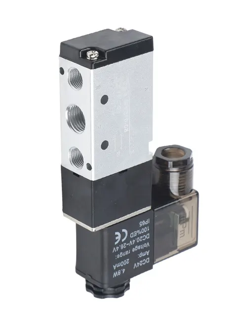 Électrovanne Pneumatic Valve Solenoid Valve Pilot-operated Mechanism DC24V Compatible Solenoid Valve For DC24V Pneumatic Systems Pneumatique — détail 3