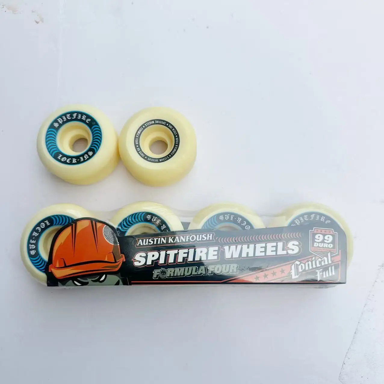Ruedas de Skateboard Originales 52 53 54 56 58mm 101D 99D Disponibles SPITFIRE Ruedas de Skate de Buena Calidad Herramienta para Patinar