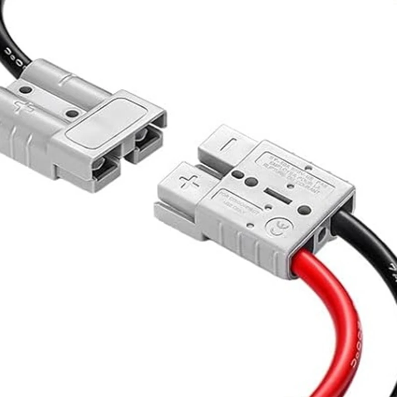 

4 шт. быстрый разъем для аккумулятора с медным кольцом для кабеля питания лебедки 50 А для передачи питания аккумулятора Lifepo4-ABLM