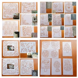 embroidery kit patchwork Hand account Quilting ruler Sashiko design soft mould Template 1pc