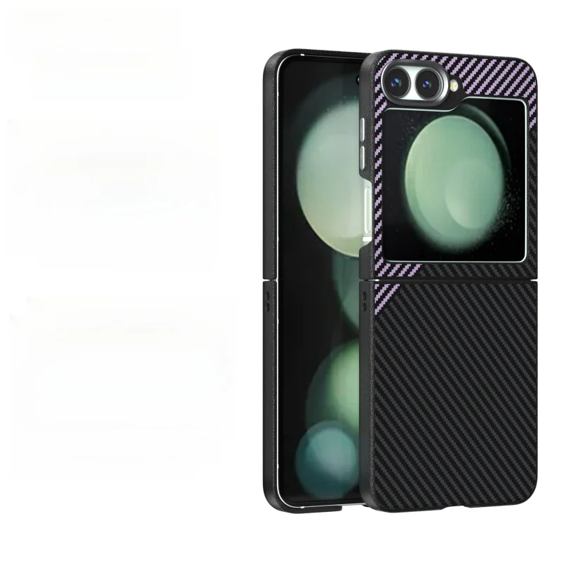 

for Samsung Z FLIP 7 phone Case, Compatible MagSafe, Ultra-Slim Case with Caseless Touch Feeling,Aramid Fiber Woven