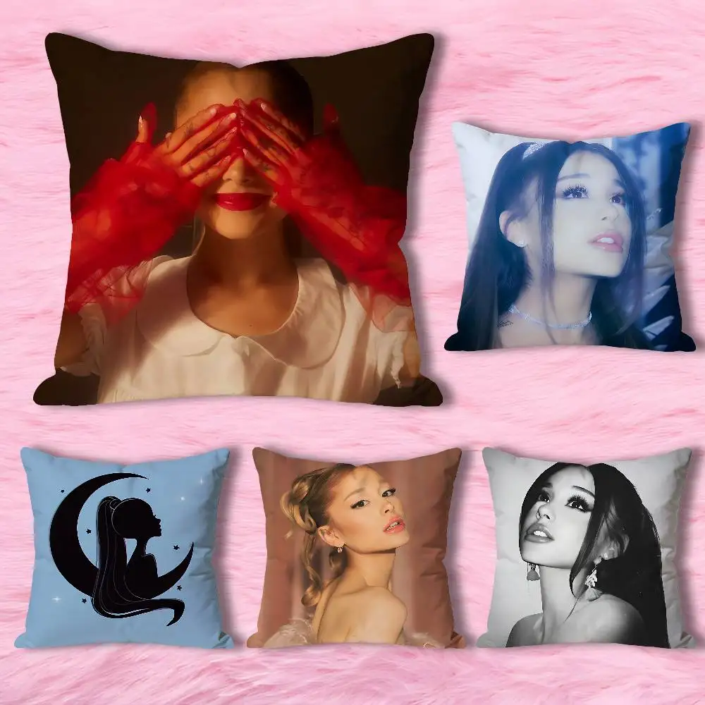 

A-Ariana Sunshine G-Grande Pillow Cases for Bedroom Living Room Sofa Home Decor Polyester Cushion Cover with Zipper