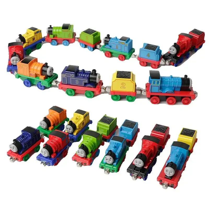 1/43 Thomas and Friends James Percy Metal Diecast Magnetic Train Steam Locomotive Car Model Boy Birthday Gift Kids Toys