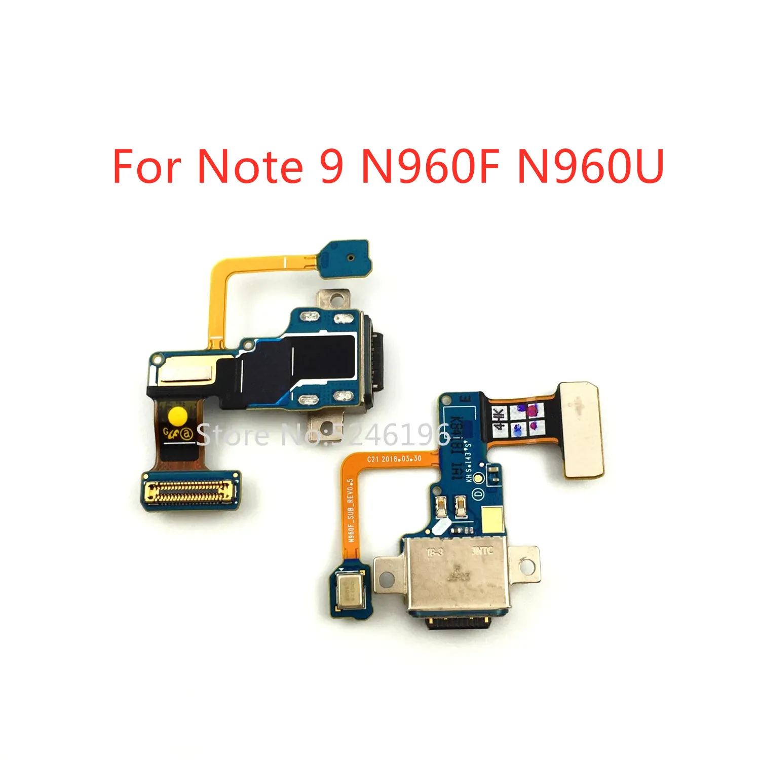 1pcs USB Charging Charger Port Dock Connector Flex Cable For Samsung Galaxy Note 9 N960F N960FD N960U N960N N9600 Replace Part