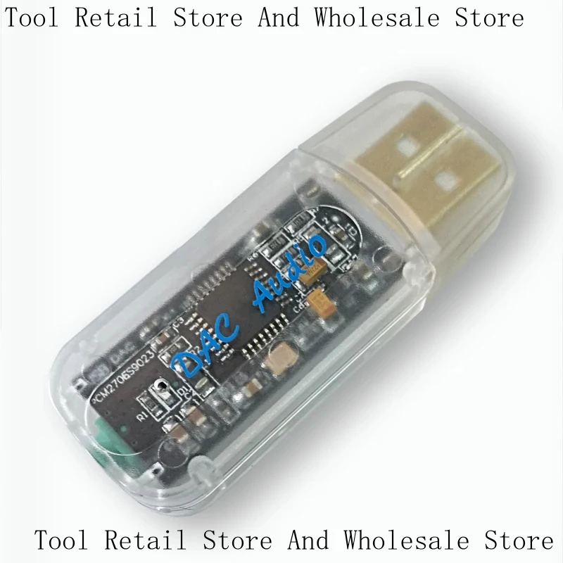 USB External Sound Card PCM2706+ES9023 AudioHifi Audiophile Cell Phone OTG Portable DAC Decoder