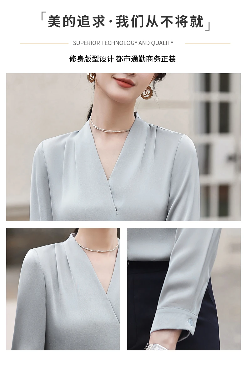 AIyssa-Camisa de manga larga para mujer, moda profesional, primavera y verano, alta calidad, ambiente sencillo, nueva