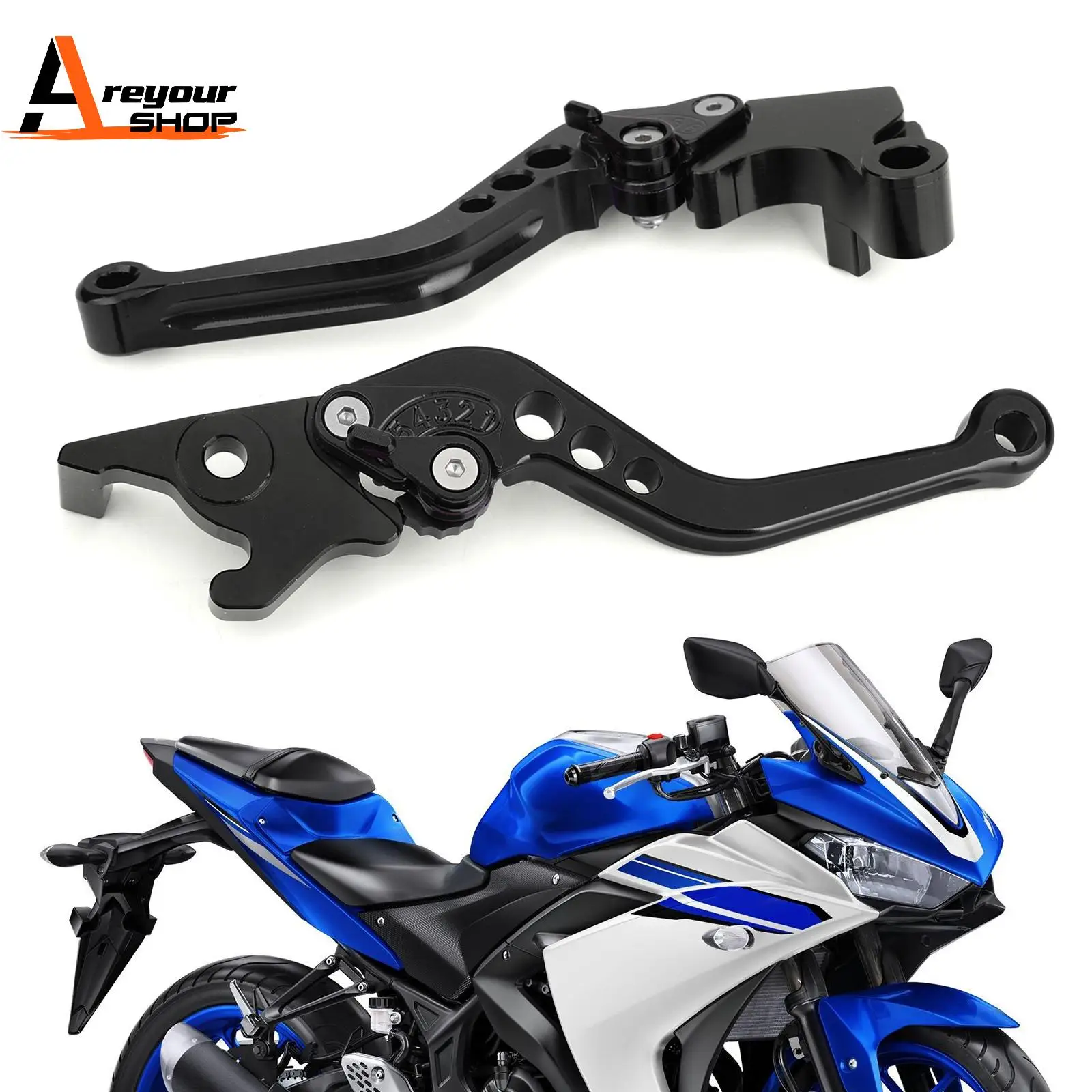 Areyourshop для YAMAHA YZF R3 R25 MT 25 2015-2017 рычаги тормозной муфты