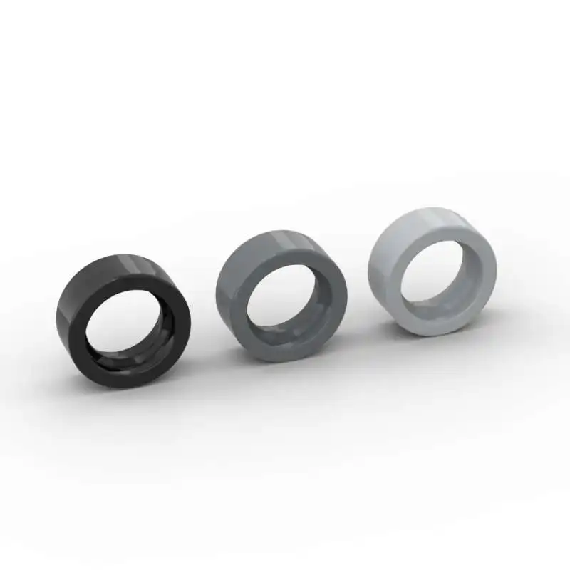 

MOC 10PCS 50951 Tire 14x6mm Building Blocks Kit Solid Smooth Wheel Bricks Particle Puzzle Idea Toys Children Birthday Kid Gift