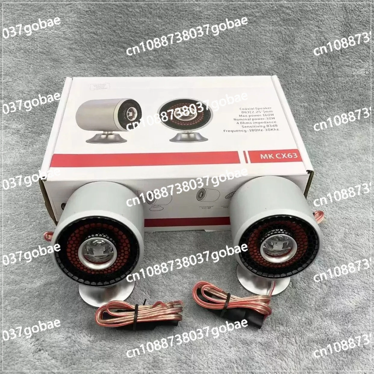 Non destructive installation of 3-inch mid to high pitched speakers for car audio system, with built-in base