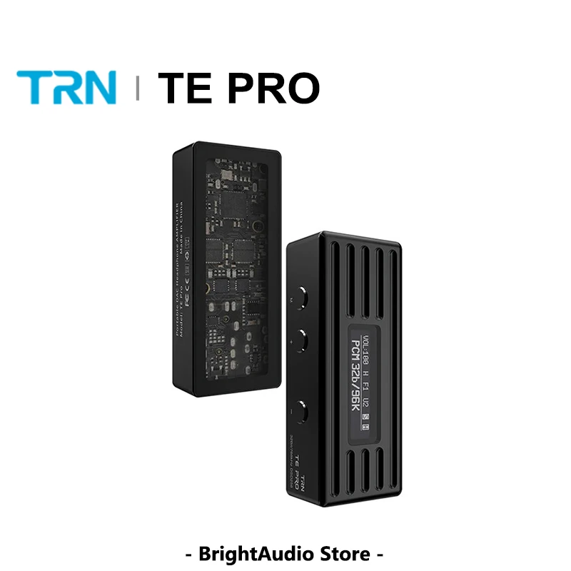 TRN TE PRO Portable USB DAC AMP Headphone Amplifier Dual CS43198 chips Support 32bit/768kHz DSD256 Decoder hidizs