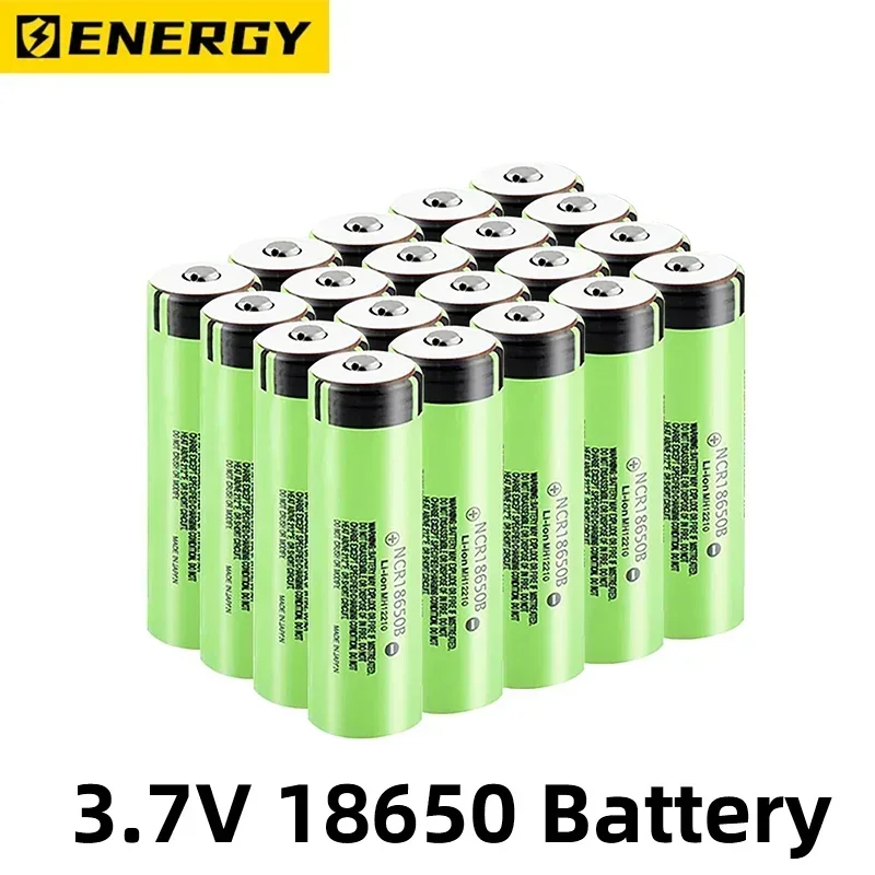 3.7V 18650 3000mAh 18650 Battery Lithium-ion NCR18650B Rechargeable Battery Ncr18650b Battery Ncr18650b Panasonic 3000mah