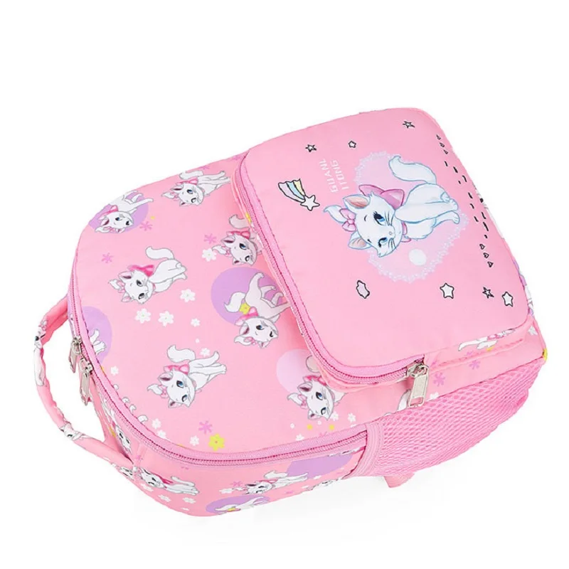 Kids Backpack Fashion Breathable Kindergarten Children Cartoon School Bags Pink Cute Cat Girls Travel Light Rucksack Boy Bookbag