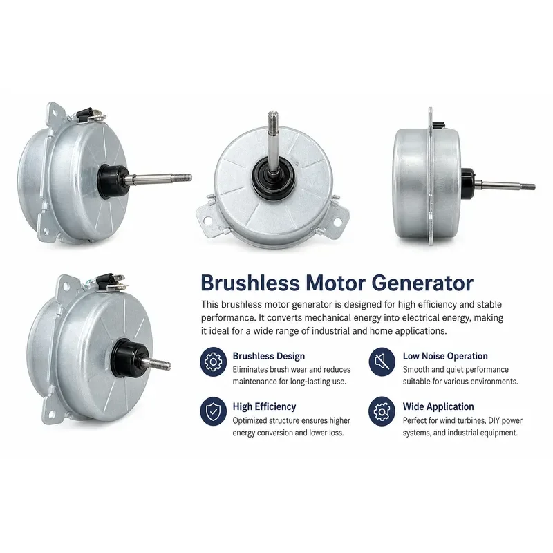 200W Low Speed Three Phase Permanent Magnet Brushless AC Wind Generator 12V-300V With Ballast Hand Hydraulic Power