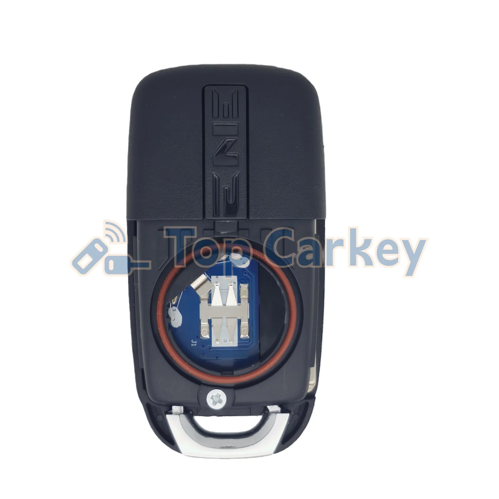 TopCarkey الأصلي الوجه للطي مفتاح بعيد فوب 3 أزرار 433 ميجا هرتز FSK ل Changan هنتر لاقط Changan Kaicene F70 #5