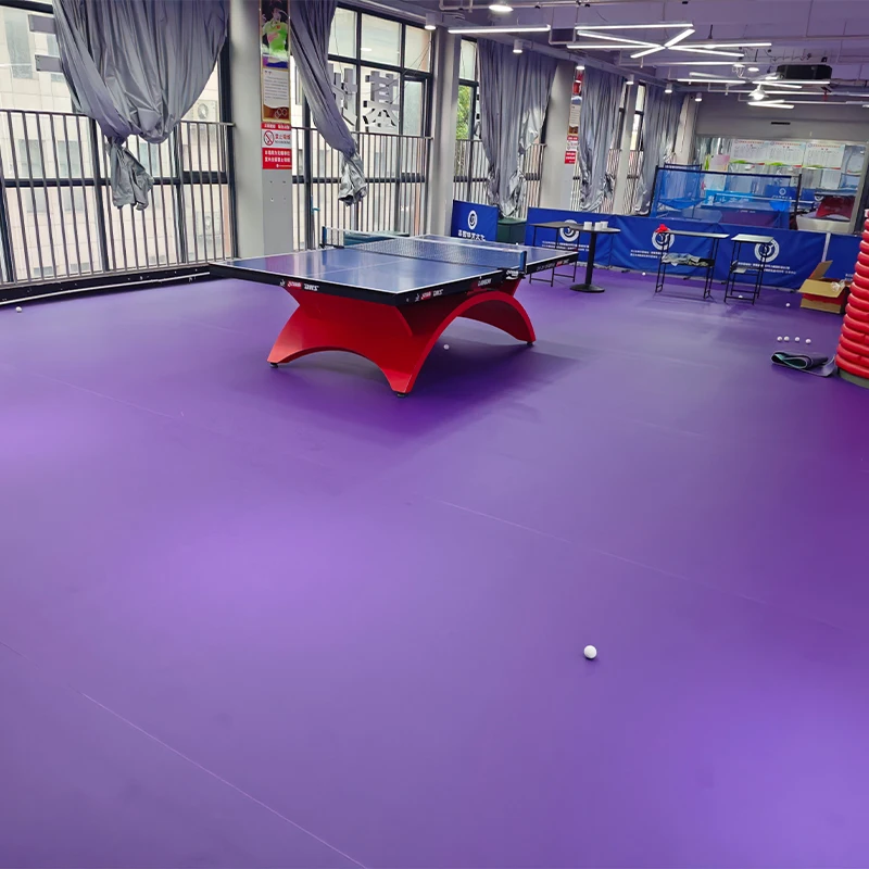 

Professional Indoor PVC Sport Floor Mat Cover Table Tennis Court Basketball Pickleball Artificial Grass Outdoor Exercise Meifen