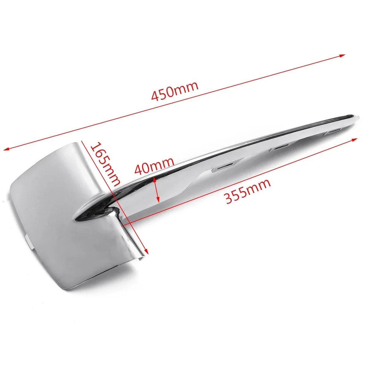 Matte Chrome Bumper Trim ABS For BMW X5 F15 35i 35ix 35dx 40ex 2014-17 Front Bumper Grille Trim Molding 51117303113 51117303114