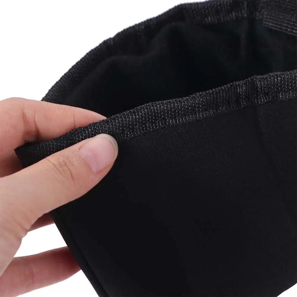 Leak-Proof Golf Cleaning Bag With Detachable Clip Black Golf Ball Scrub Bag Washable Easy To Carry Golf Club Wash Bag