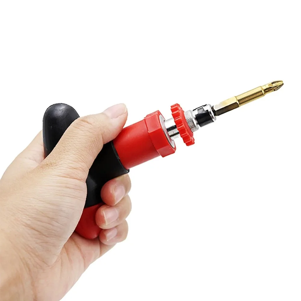 Quick Bolt Driver Batch Screwdriver Driver Bit Screw Ratchet T-type 6.35mm Forward Reverse Hand Tools Parts 98*77mm