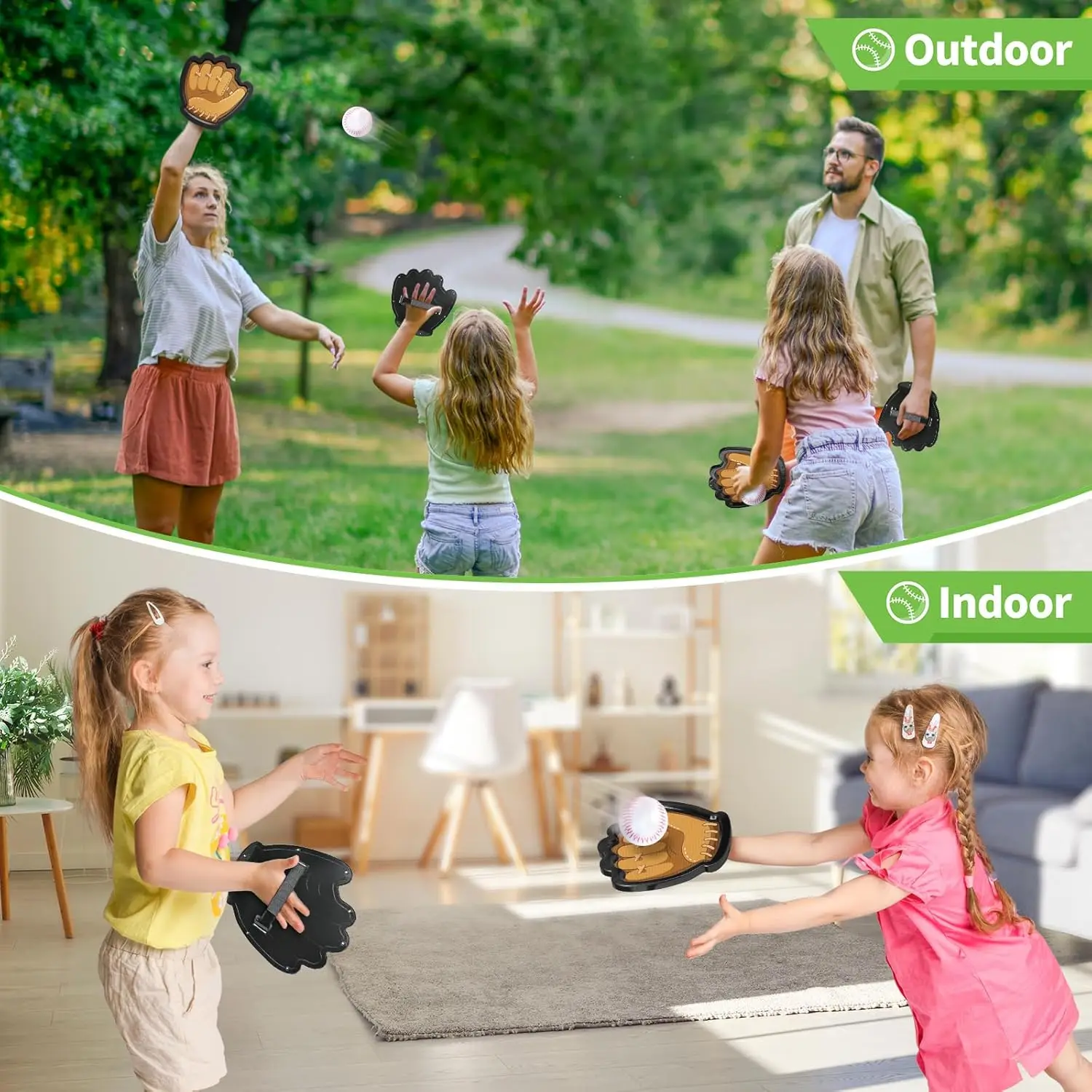 Catch and Toss Ball Game Set 4