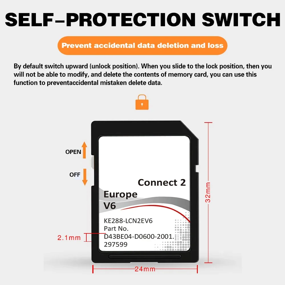 SD Card Maps for Nissan Connect 2 V6 2021-22 Europe August 2021 + Radar Tribute Sat Nav Update