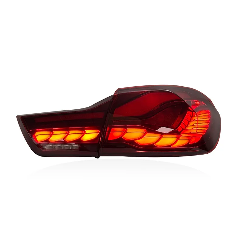 Tail Lights FOR BMW 4 Series , F32 F36 M4 F82 Dragon Scale LED Upgrade, Sequential Turn Signal, GTS Style Rear Lamp